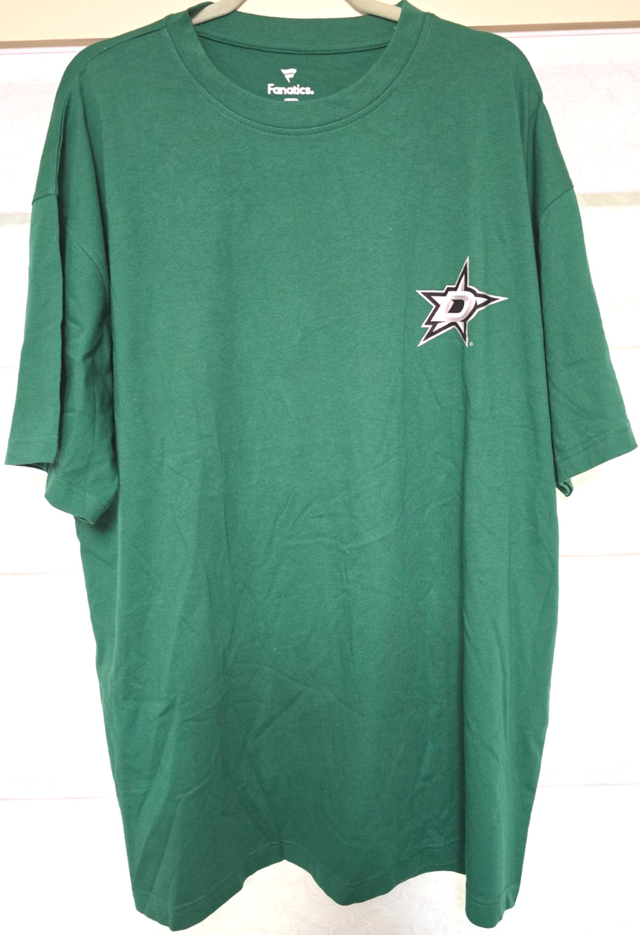 NWOT Dallas Stars Fanatics T Shirt Mens 2XL Green NHL Hockey Graphic Tee